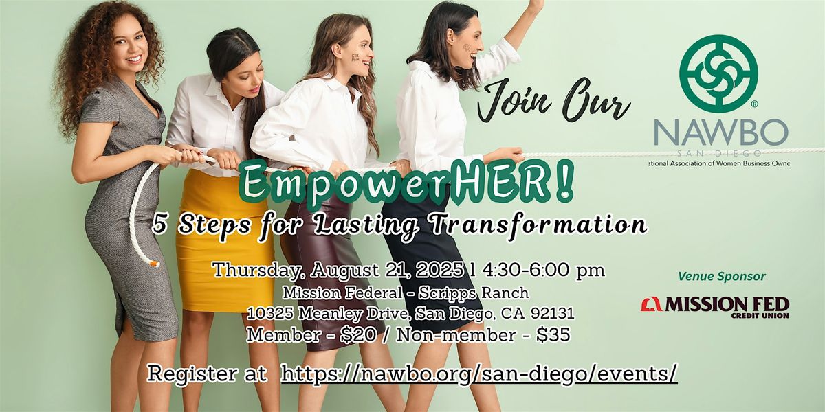 EmpowerHER! "5 Steps for Lasting Transformation"