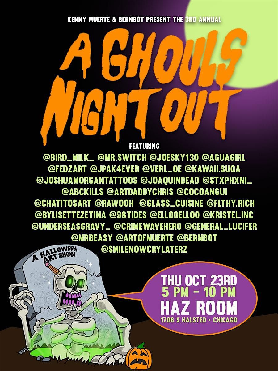 A Ghouls Night Out Art Show