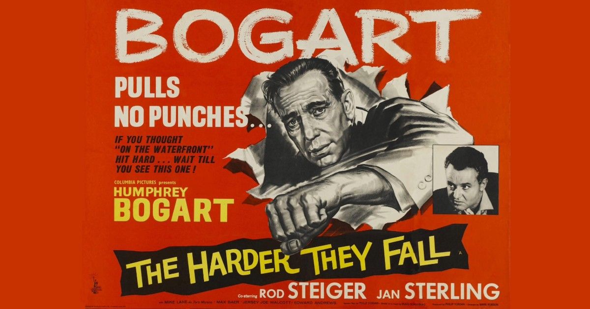 Humphrey Bogart in THE HARDER THEY FALL (1956)  - Ready to Rumble! The Greatest Boxing Films 