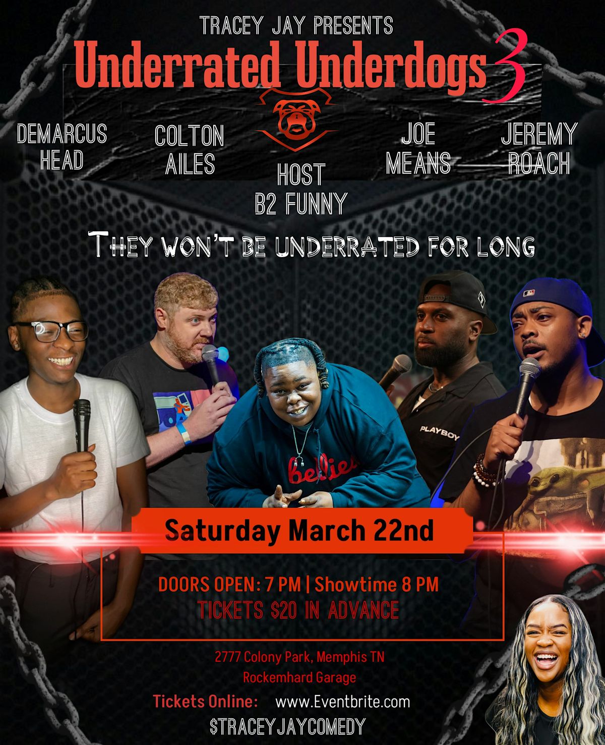 Underrated Underdogs 3 Comedy Show