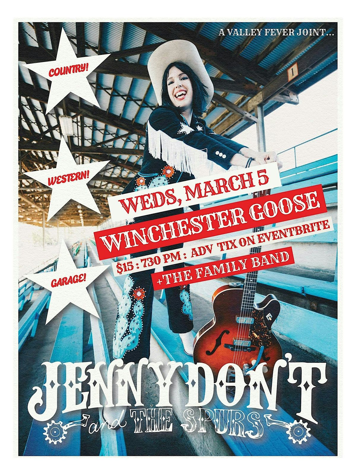 Jenny Don't & The Spurs @ The Winchester Goose (21+)