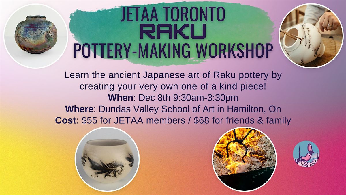 JETAA Toronto Raku Pottery Event