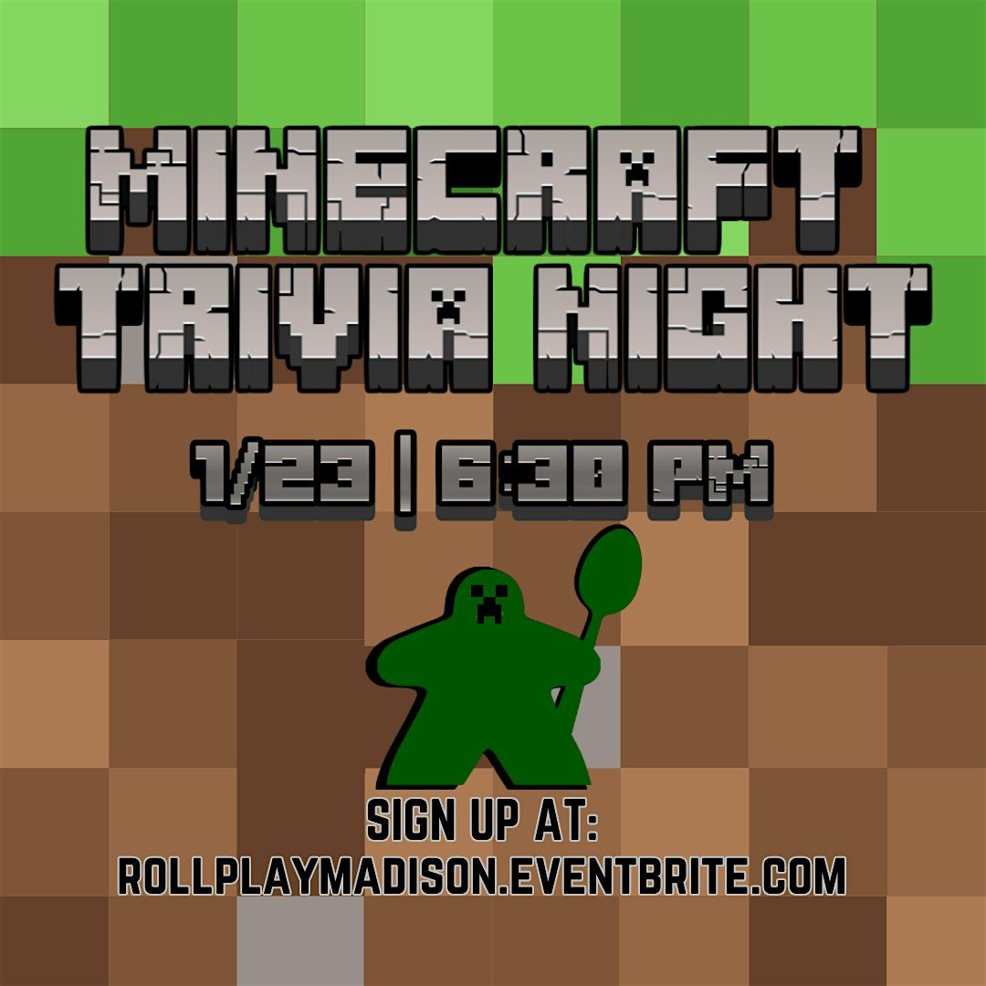 Minecraft Trivia Night