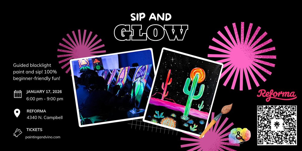\u2018Desert Glow\u2019 Blacklight Party
