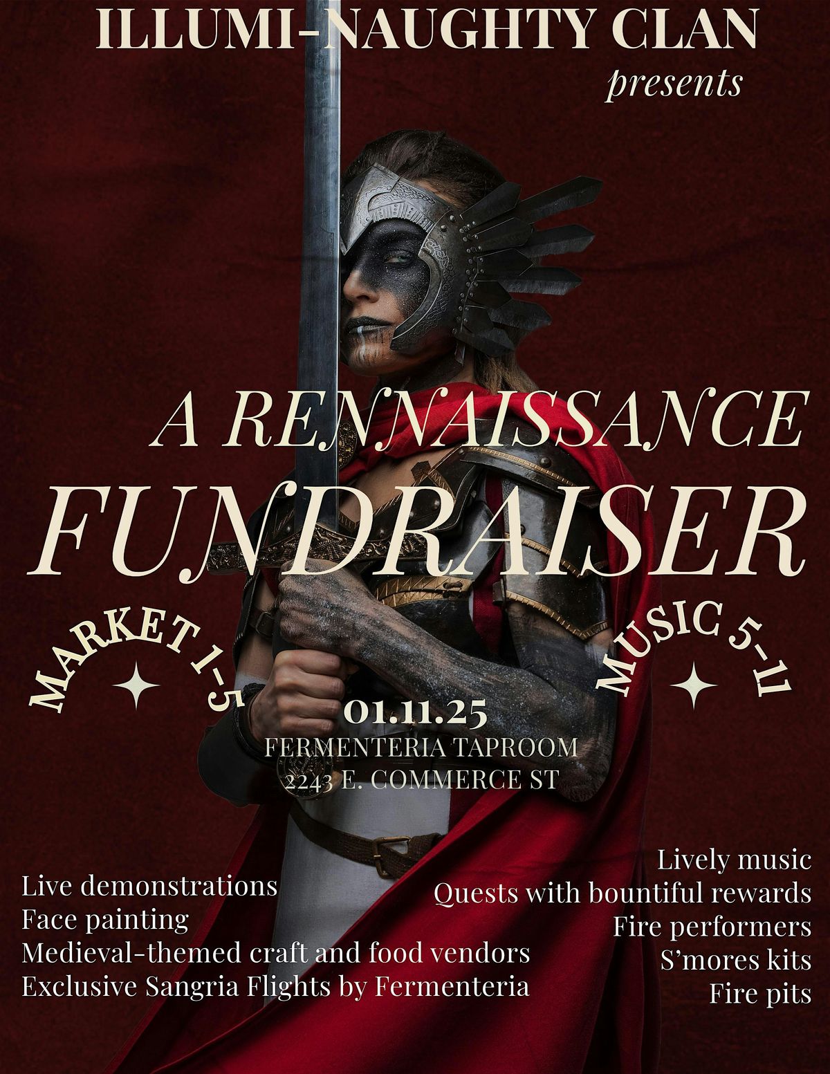 Fermenteria presents: A Rennaissance Fundraiser!