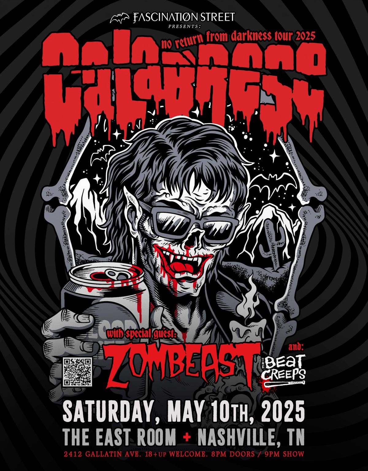 FS presents: CALABRESE w\/ Zombeast + The Beat Creeps. May 10th, 2025 \/\/ Nashville, TN