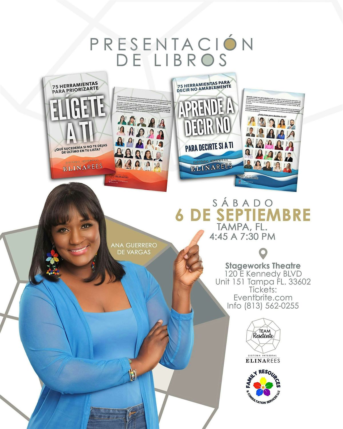 Presentaci\u00f3n de libros: El\u00edgete a ti &  Aprende a decir NO.