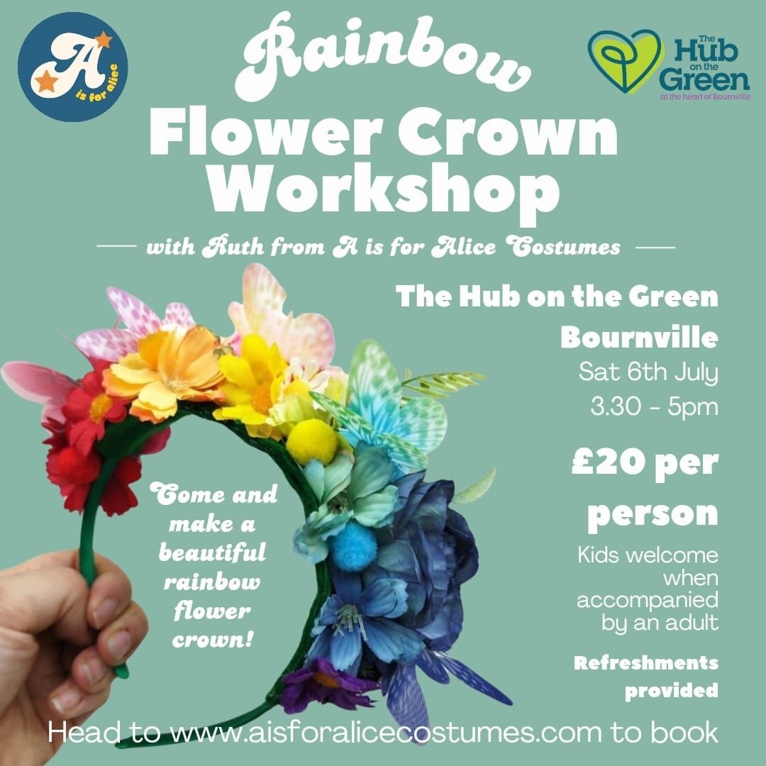 Rainbow Flower Crown Workshop
