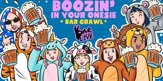 Boozin' In Your Onesie Bar Crawl | Charlotte, NC - Bar Crawl Live