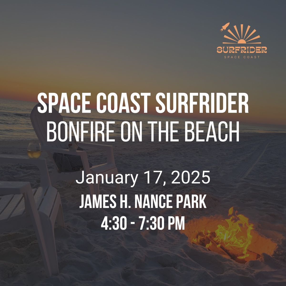 Surfrider Bonfire on the Beach!