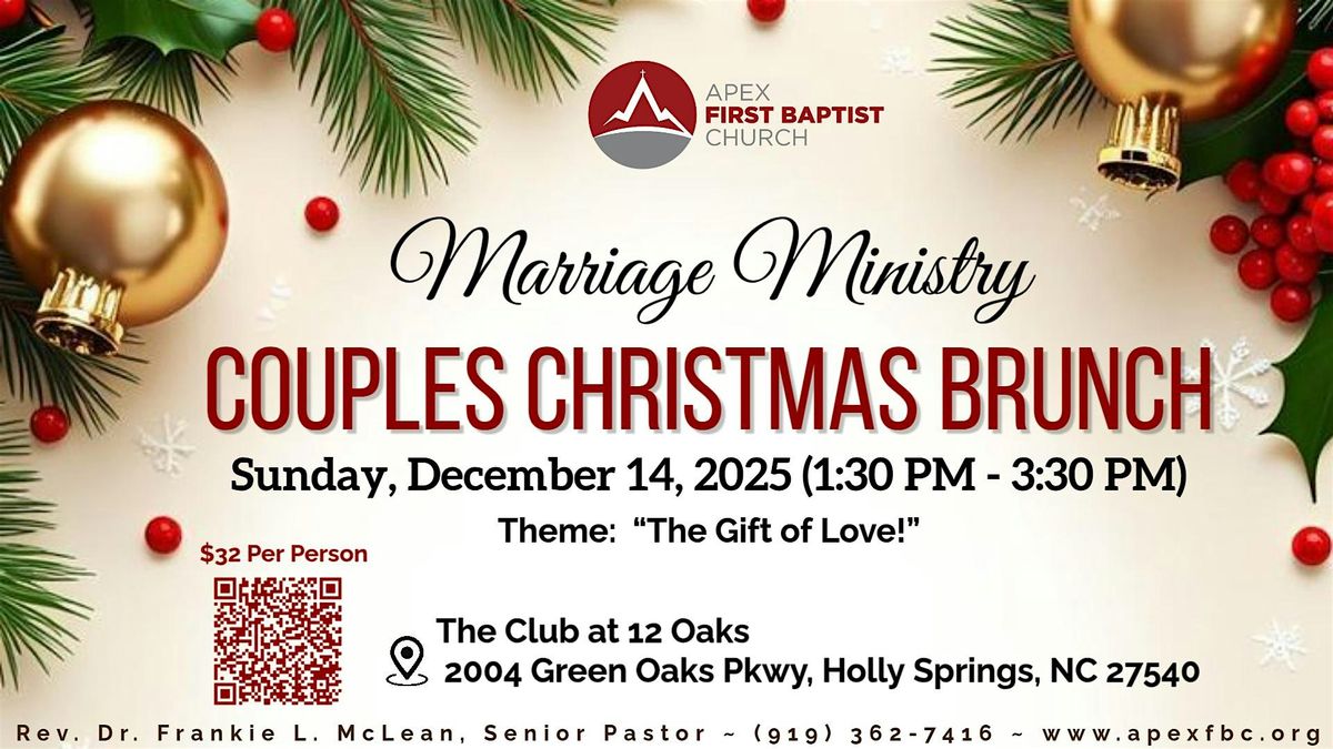 Marriage Ministry Couples Christmas Brunch