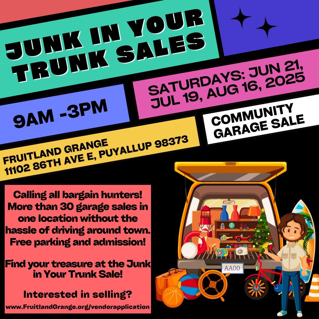 JUNK IN YOUR TRUNK COMMUNITY GARAGE SALES