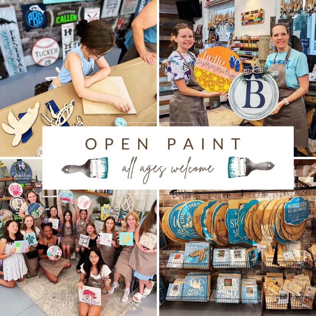 Open Paint: Sign Painting, Stuffy Bar, Paint Pouring & More!