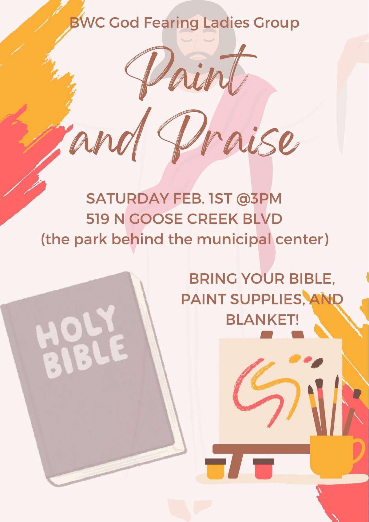 God Fearing Ladies Paint and Praise