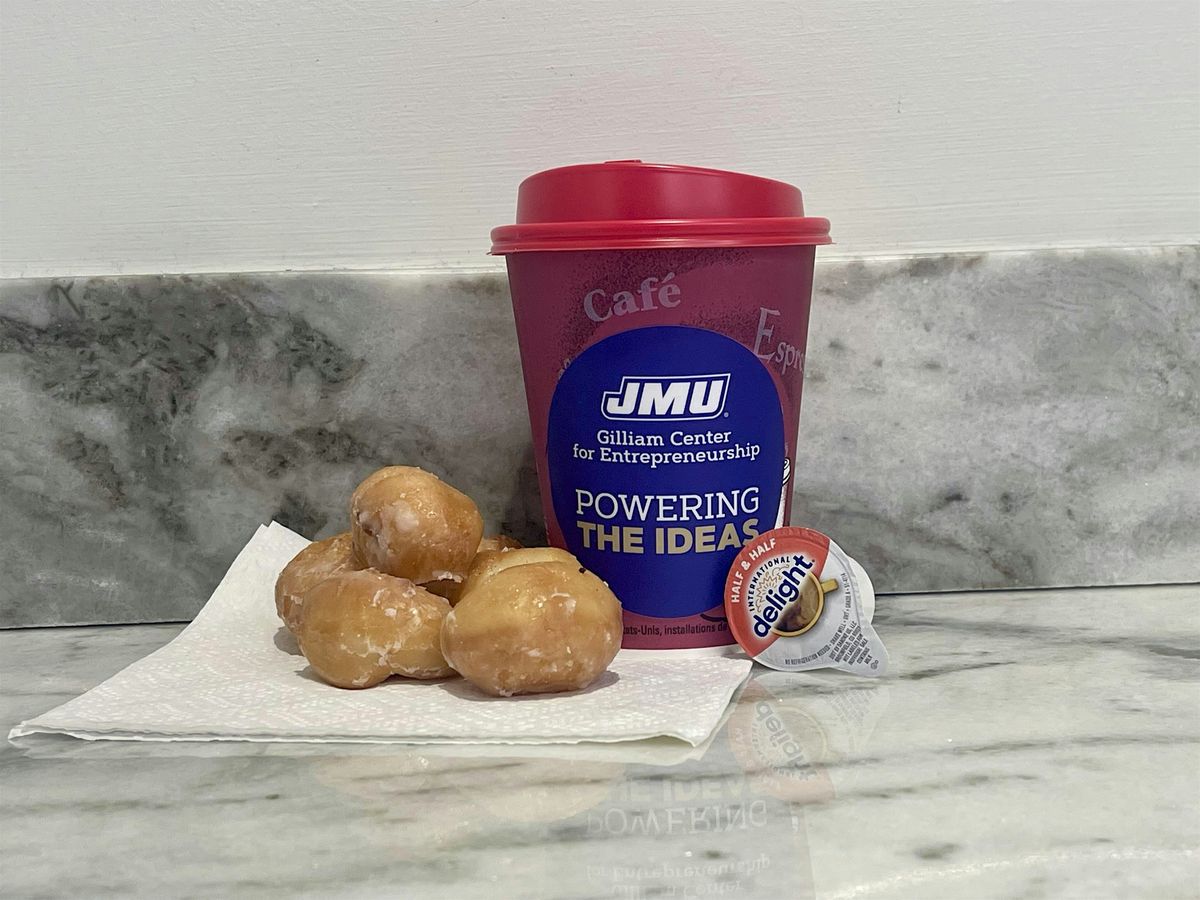 Open Coffee with Dr. Unnatti Jain ('25P) &  Student-Made JMU Pop-Up Sale