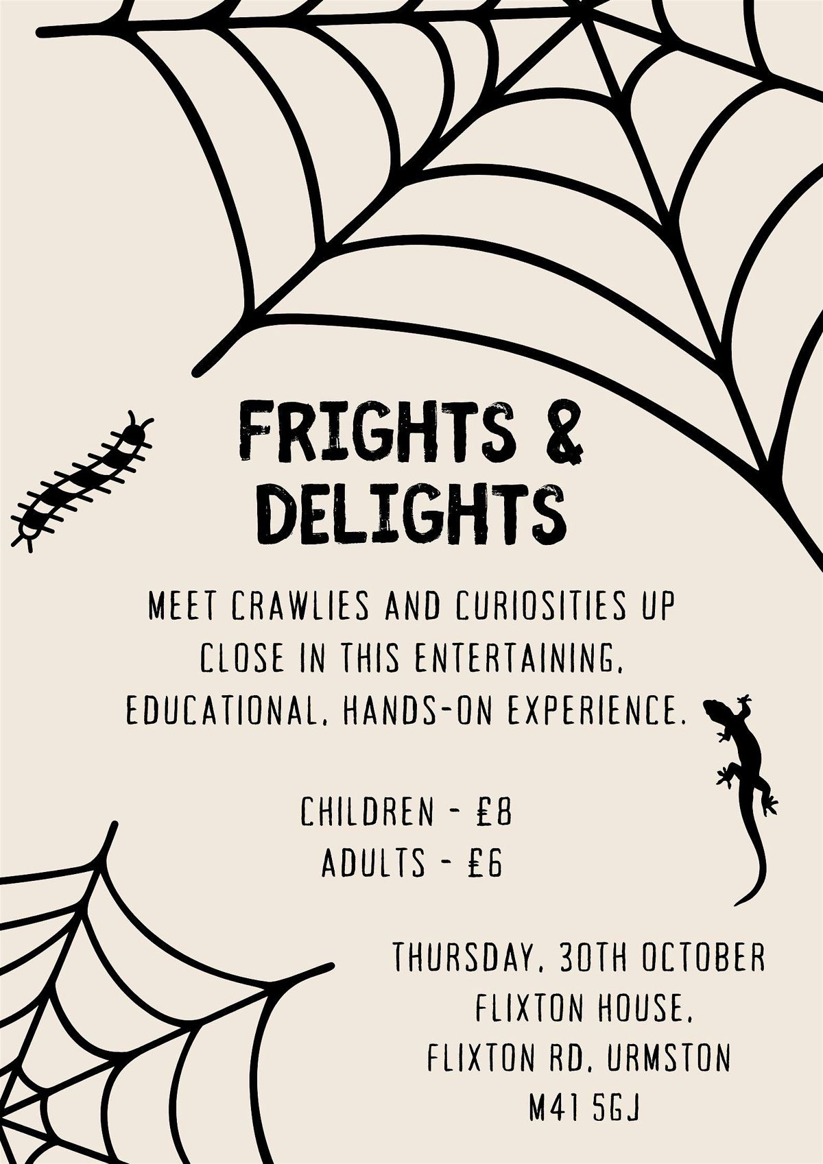 Creepy Crawly Halloween Experience at Flixton House