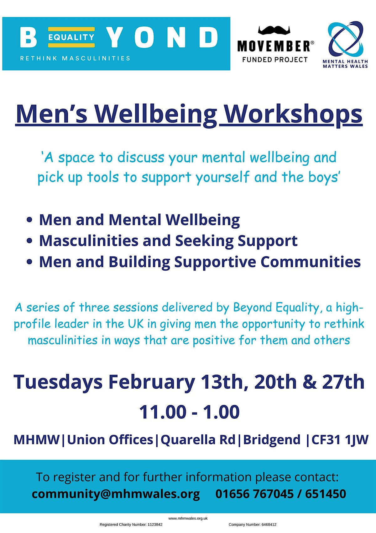 Men's Mental Wellbeing Workshop