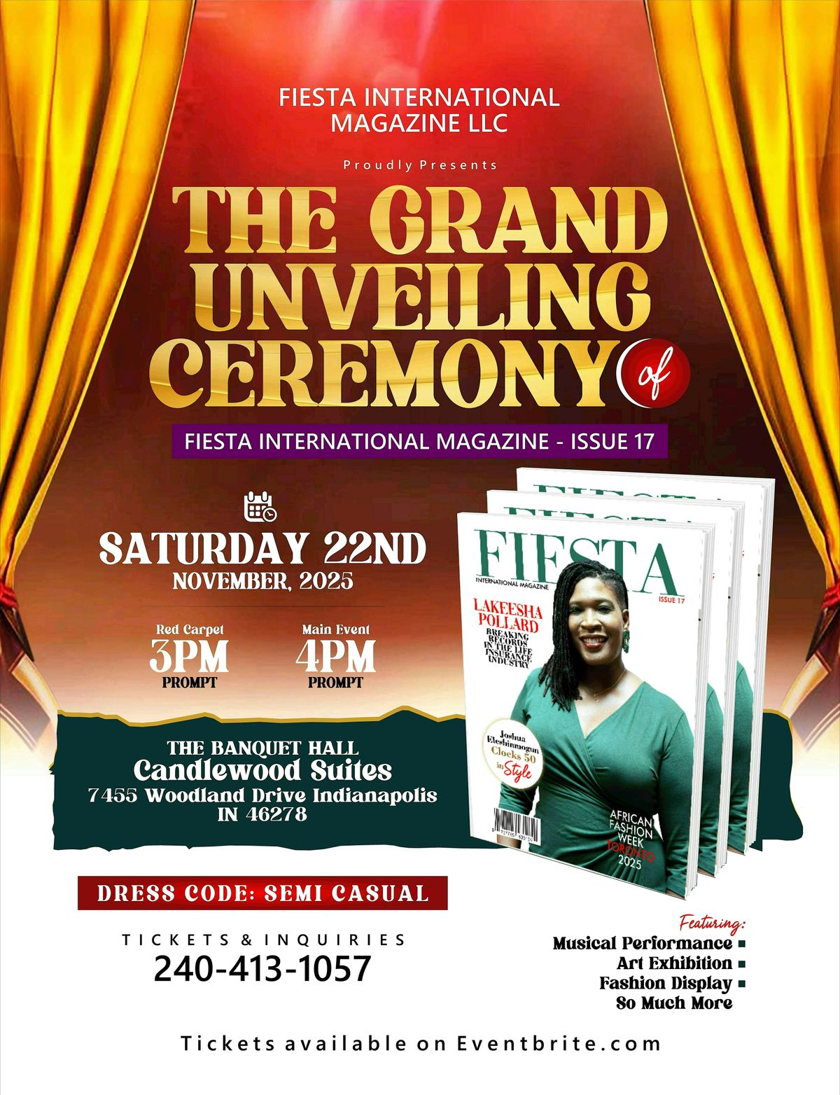 THE GRAND UNVEILING CEREMONY OF FIESTA INTERNATIONAL MAGAZINE - Issue 17