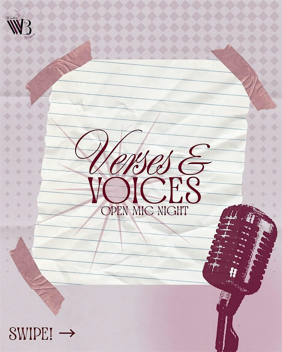 Verses and Voices Open Mic Night