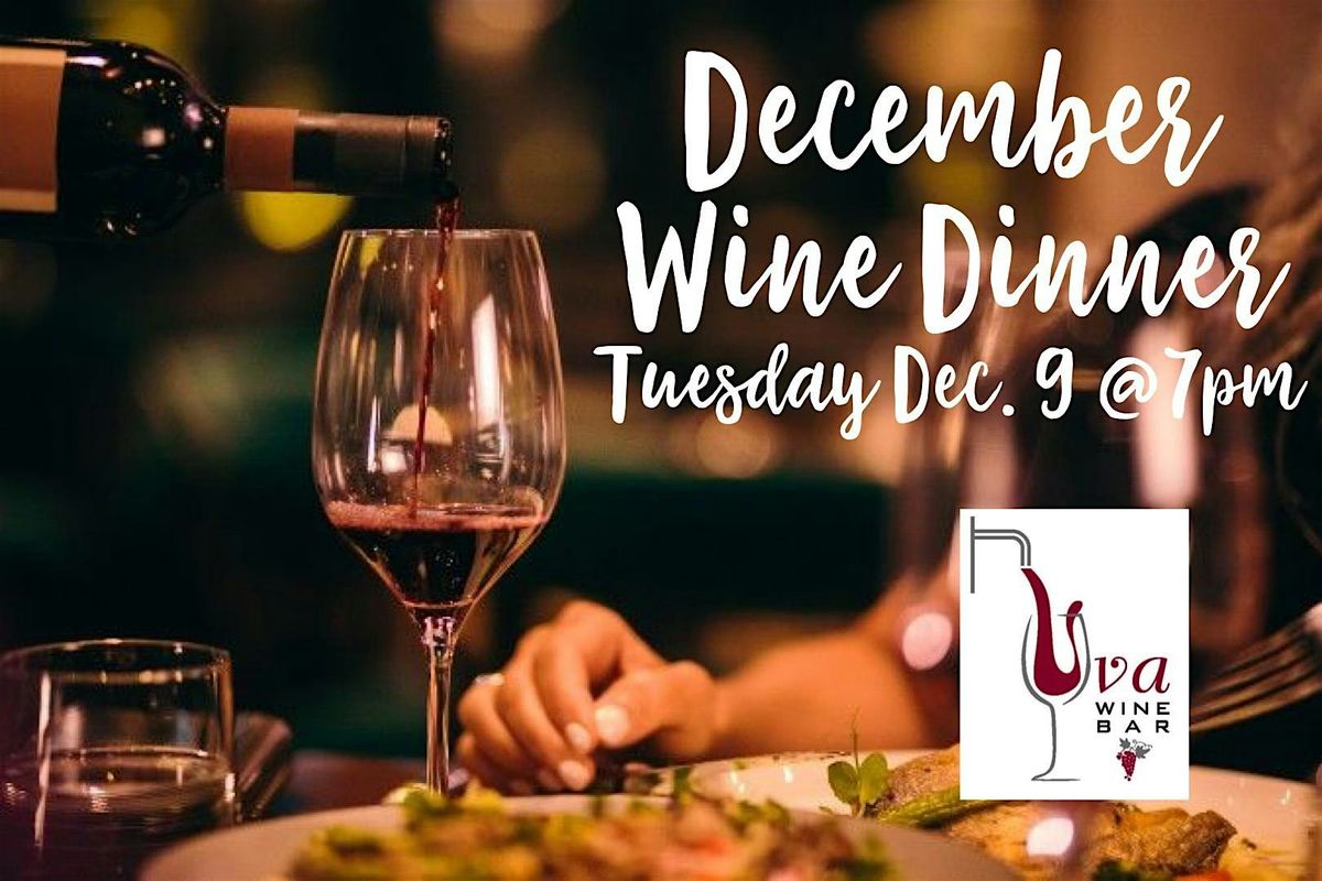 December Wine Tasting &  Dinner