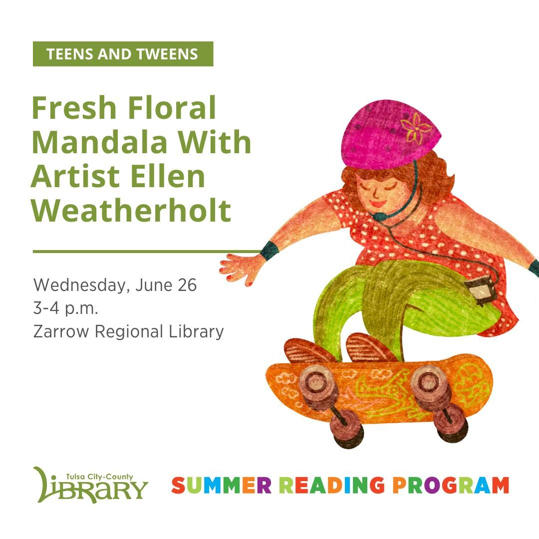 Fresh Floral Mandala With Artist Ellen Weatherholt
