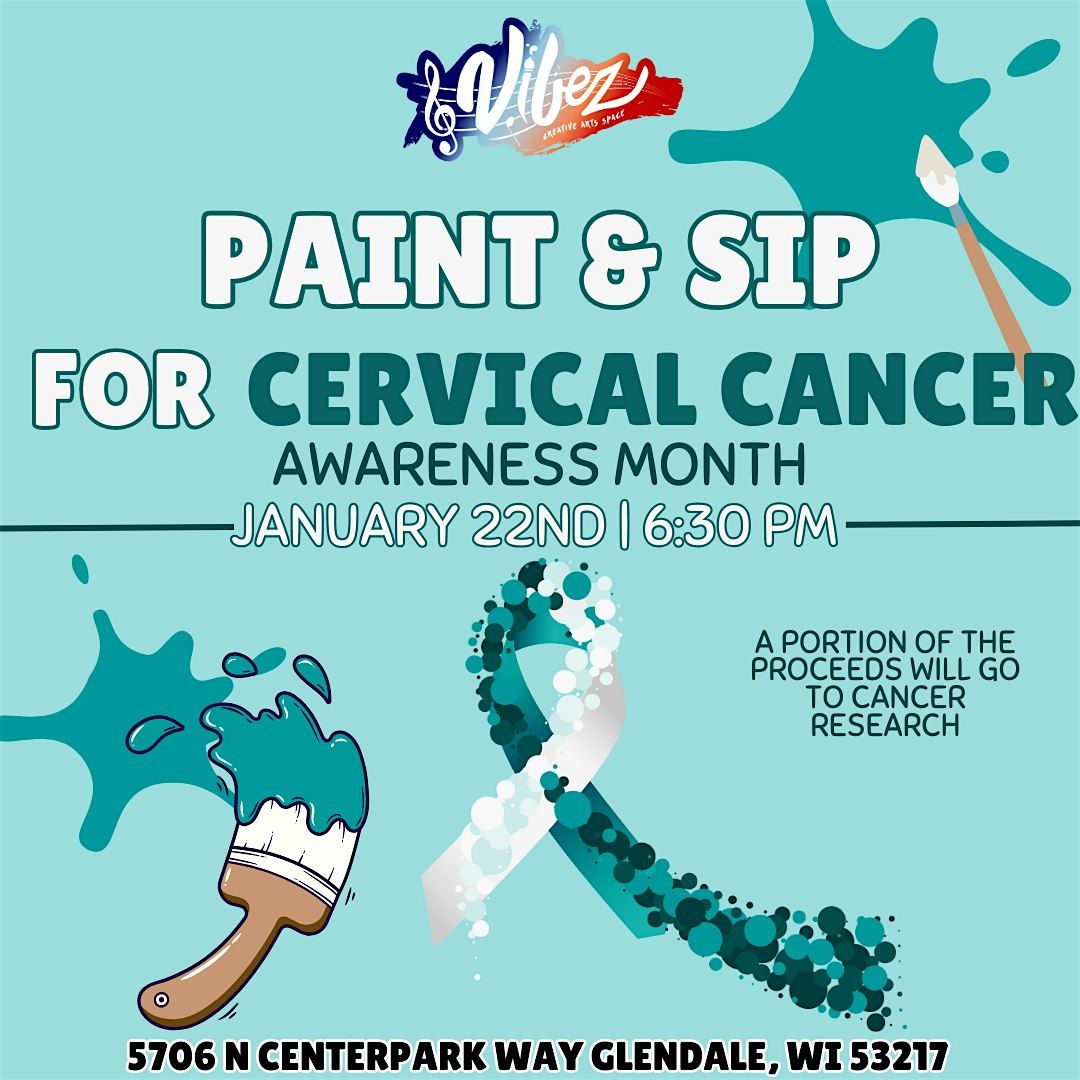 Cancer Awareness Paint and Sip