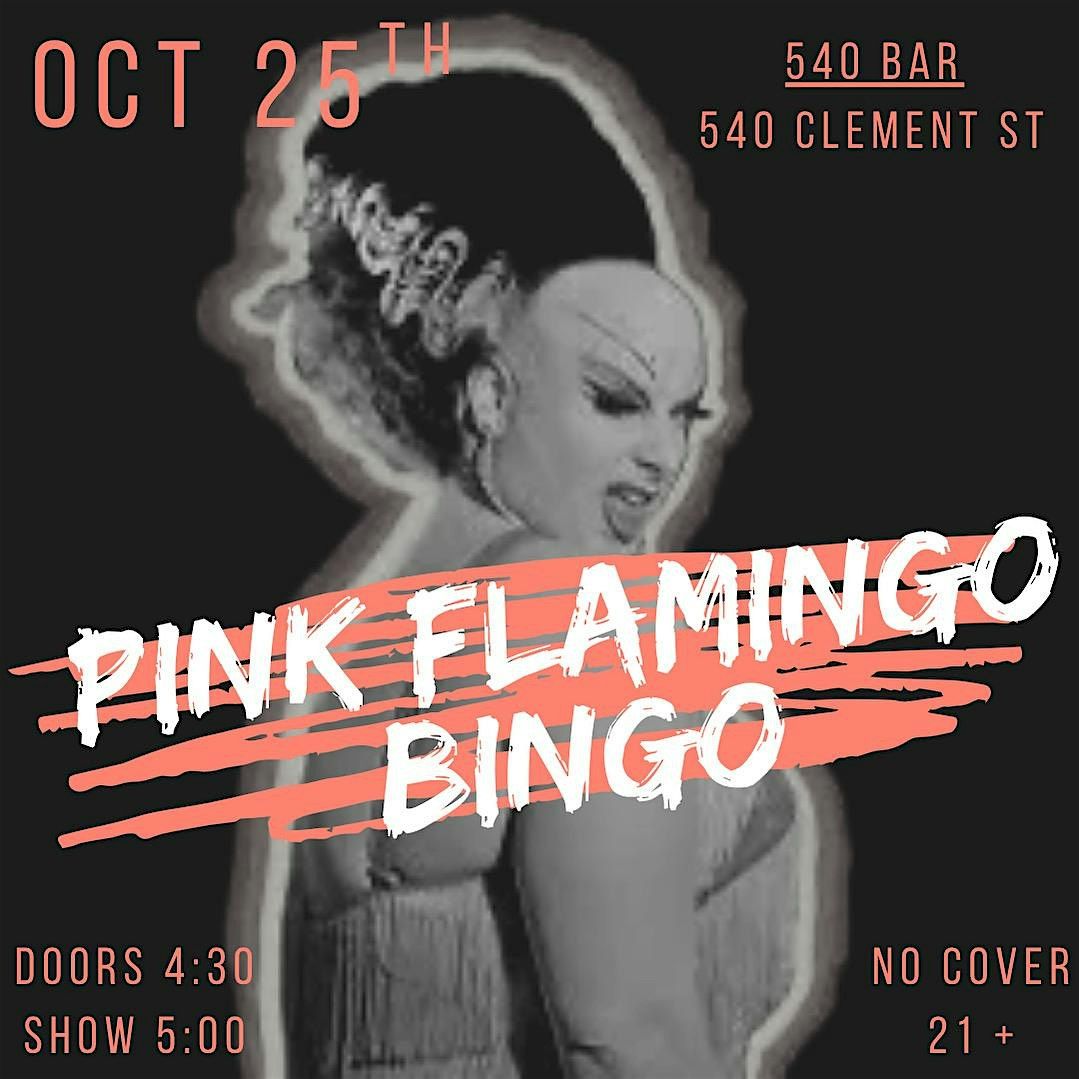 Pink Flamingo (Drag & Burlesque) Bingo October Edition!