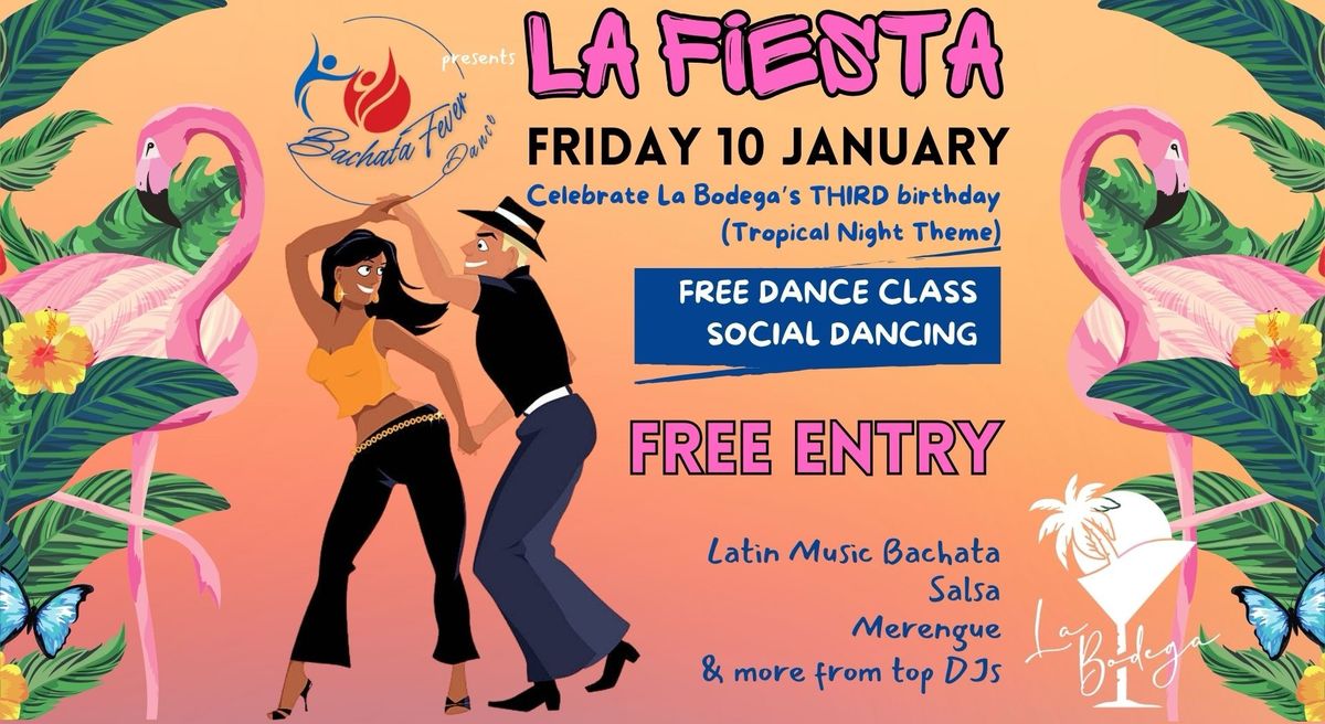 LA FIESTA | Bachata Fever Friday Night Social Dancing