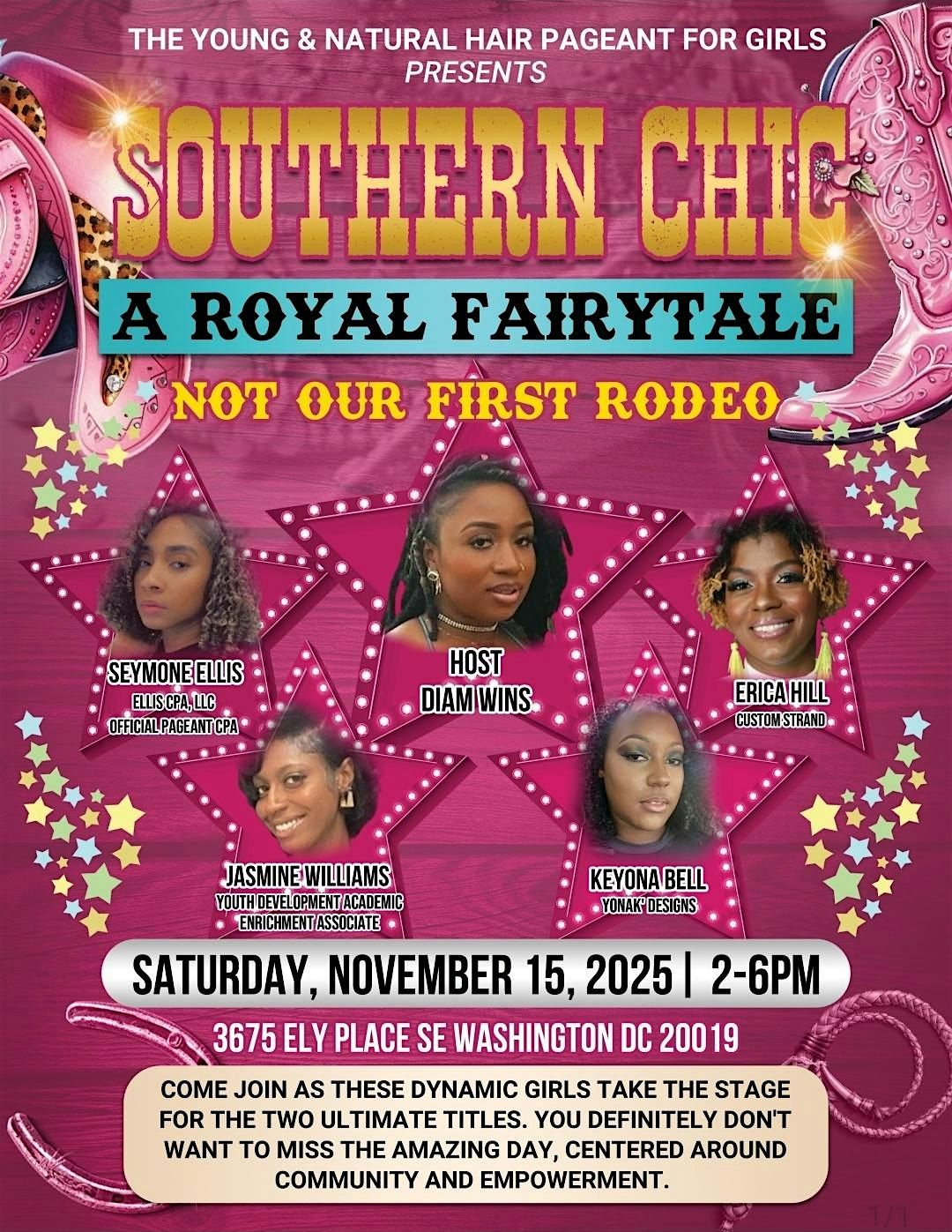 Young & Natural Hair Pageant for Girls   Southern Chic: A Royal Fairytale