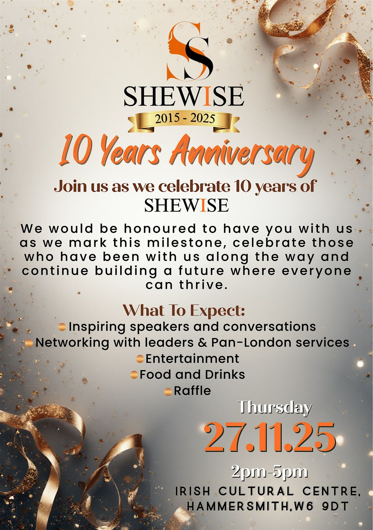 SHEWISE Celebrating 10 Years Anniversary