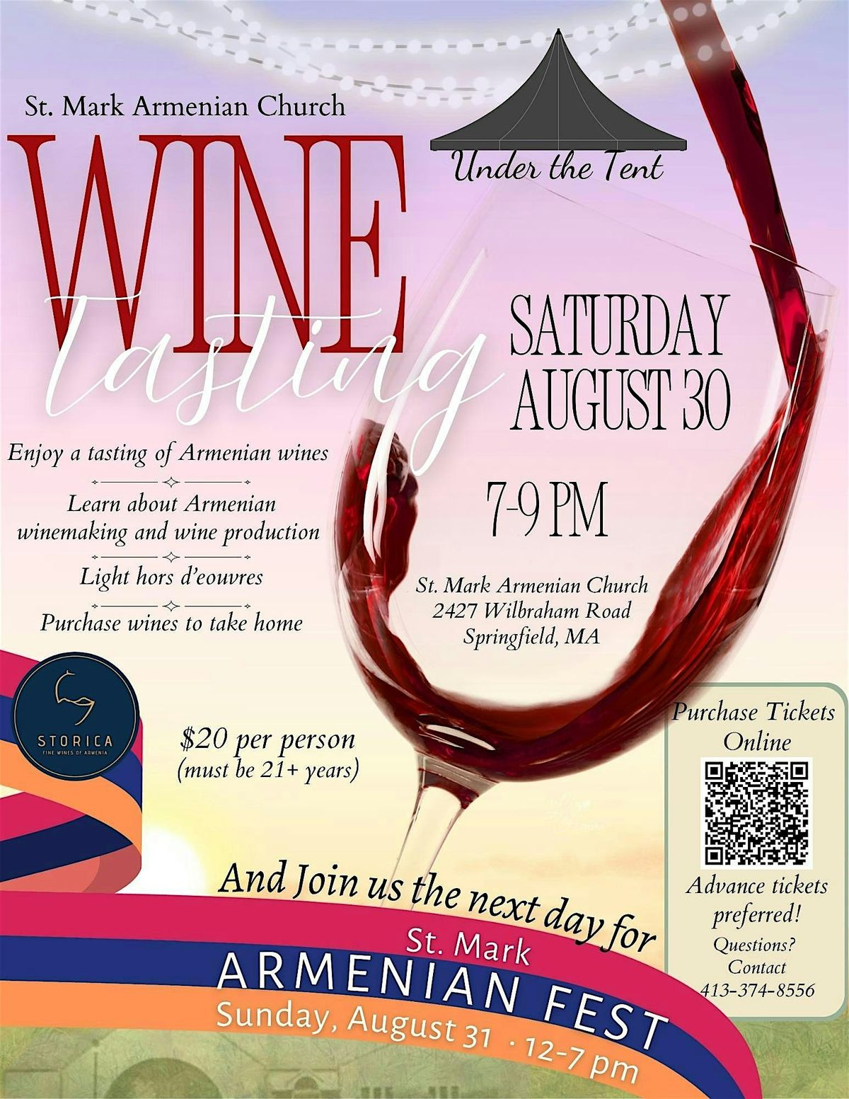Armenian Wine Tasting Under the Tent