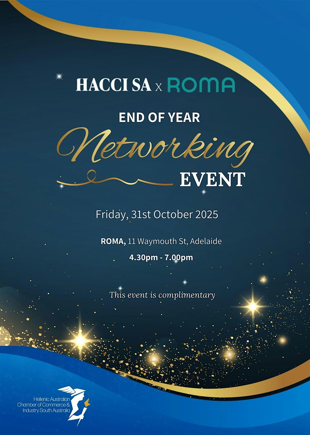 HACCI SA X ROMA | End of Year Networking Event