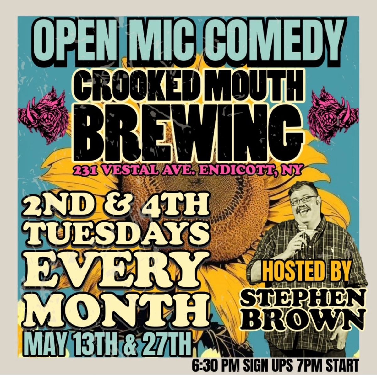 Open Mic Comedy at Crooked mouth