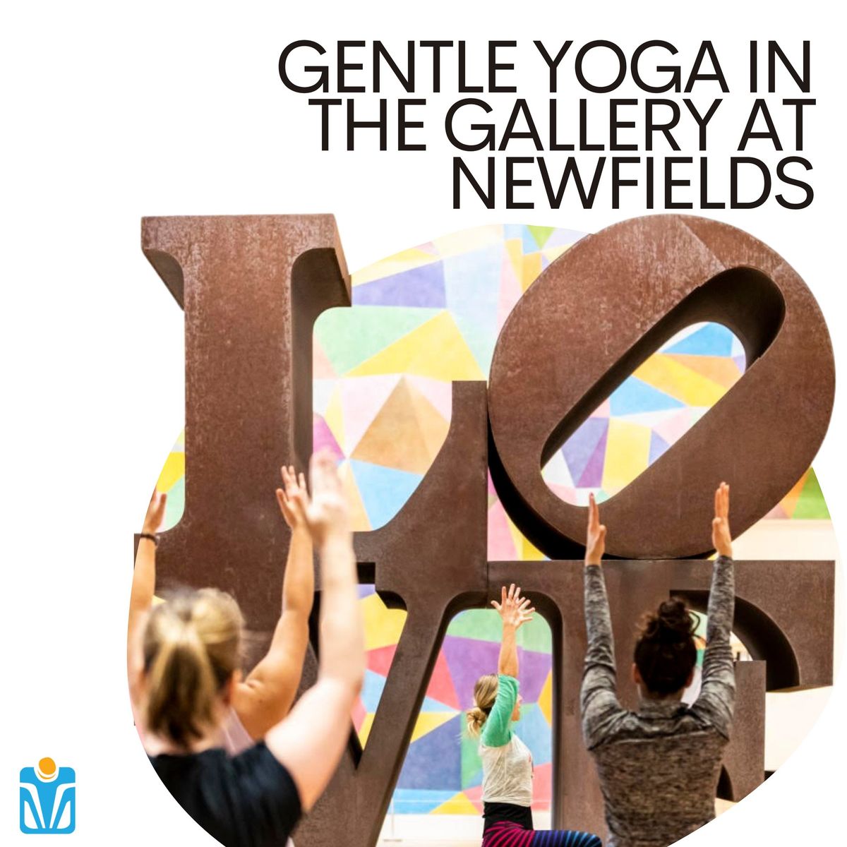 Gentle Yoga in the Gallery at Newfields