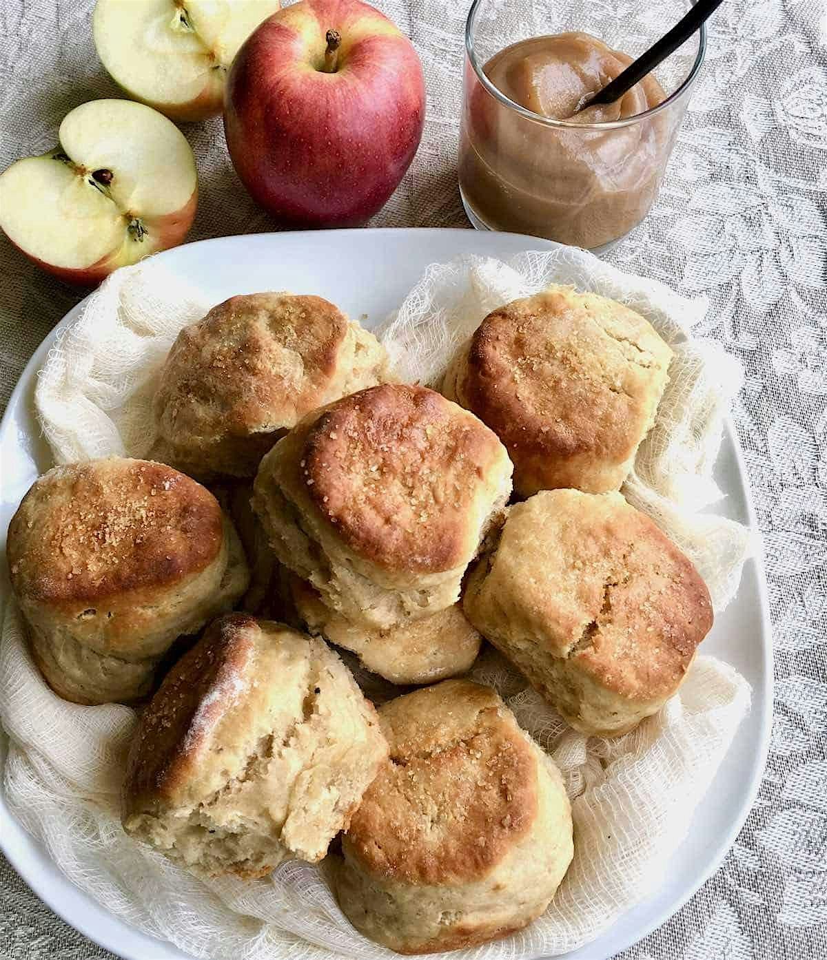 Biscuits & Scones with Apple Butter & Jam
