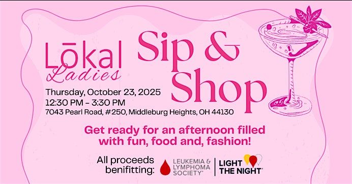 Lokal Ladies Sip & Shop