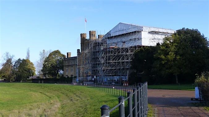 Return to Coughton Court - Through the Roof Project, Phase 4 - site visit