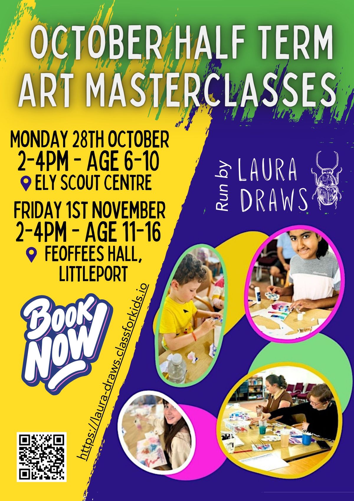 October Half Term Workshop AGE 11-16