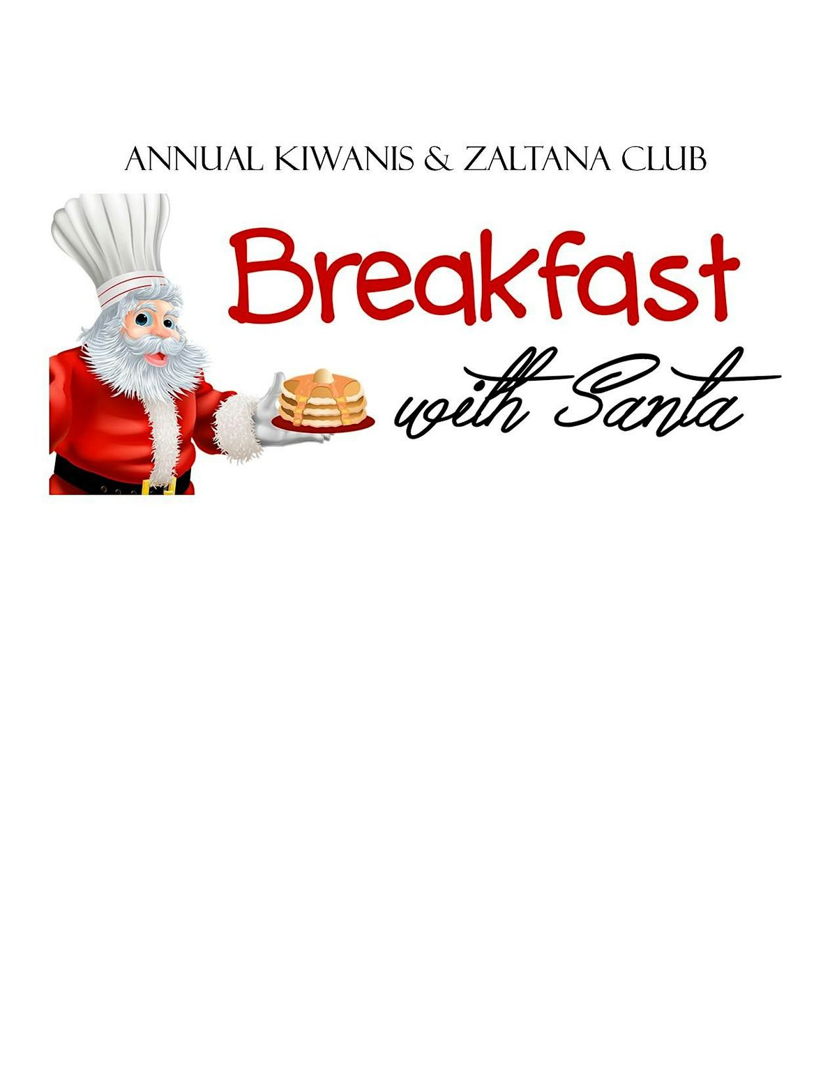 Breakfast with Santa 2025