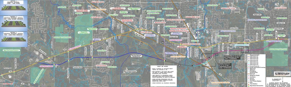 Community Meeting on IL 120 Study; Stop the Bypass!