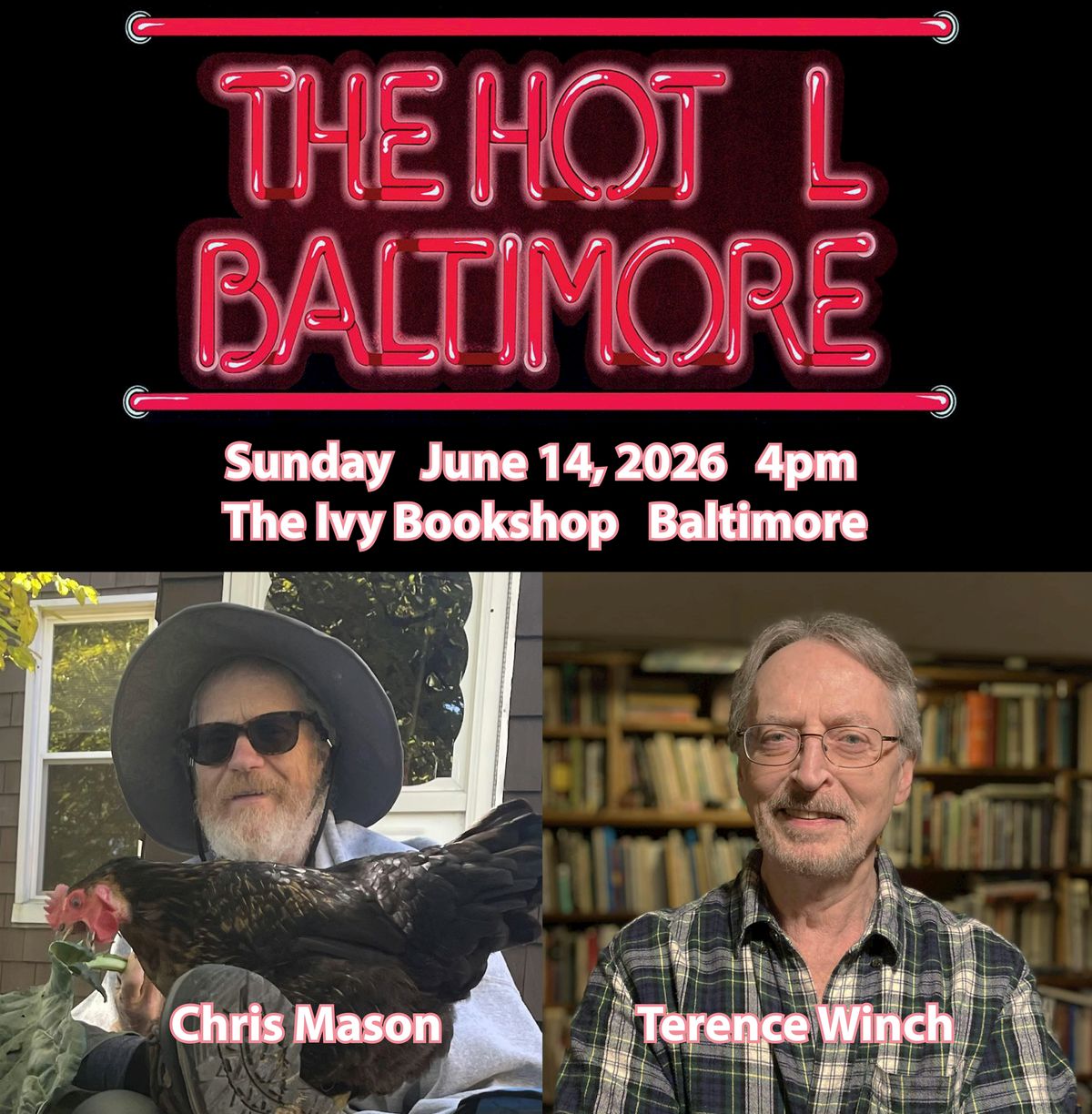 Hot L Poets Series, ft. Chris Mason & Terence Winch
