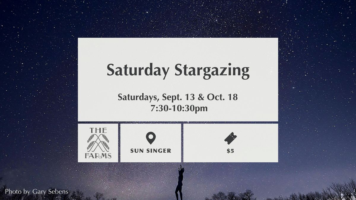 Saturday Stargazing