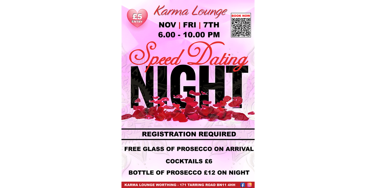 SPEED DATING - UP CLOSE AND PERSONAL