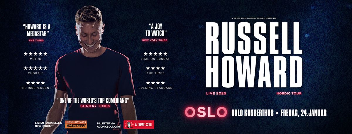 Russell Howard \/\/ Oslo \/\/ 24.01.25