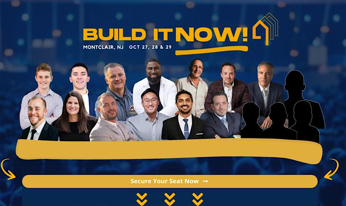 Build It Now - Wealth Building Summit (2 days)