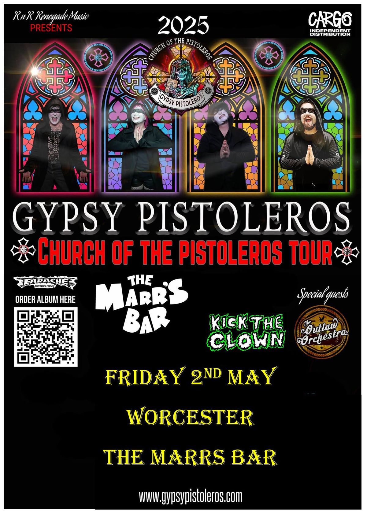 Church Of The Pistoleros Tour **HOMETOWN ALBUM LAUNCH** - Worcester