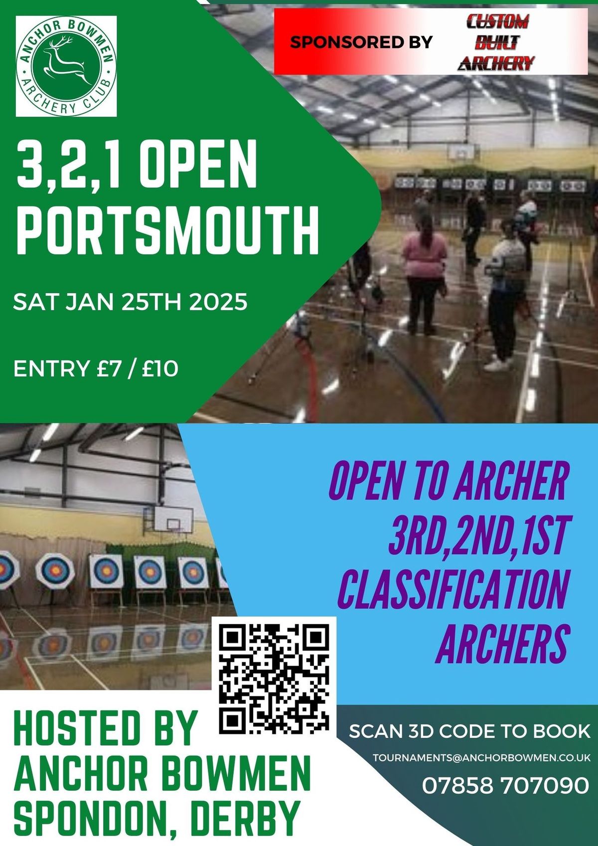 3,2,1 Open Portsmouth @ Anchor Bowmen, Spondon, Derby