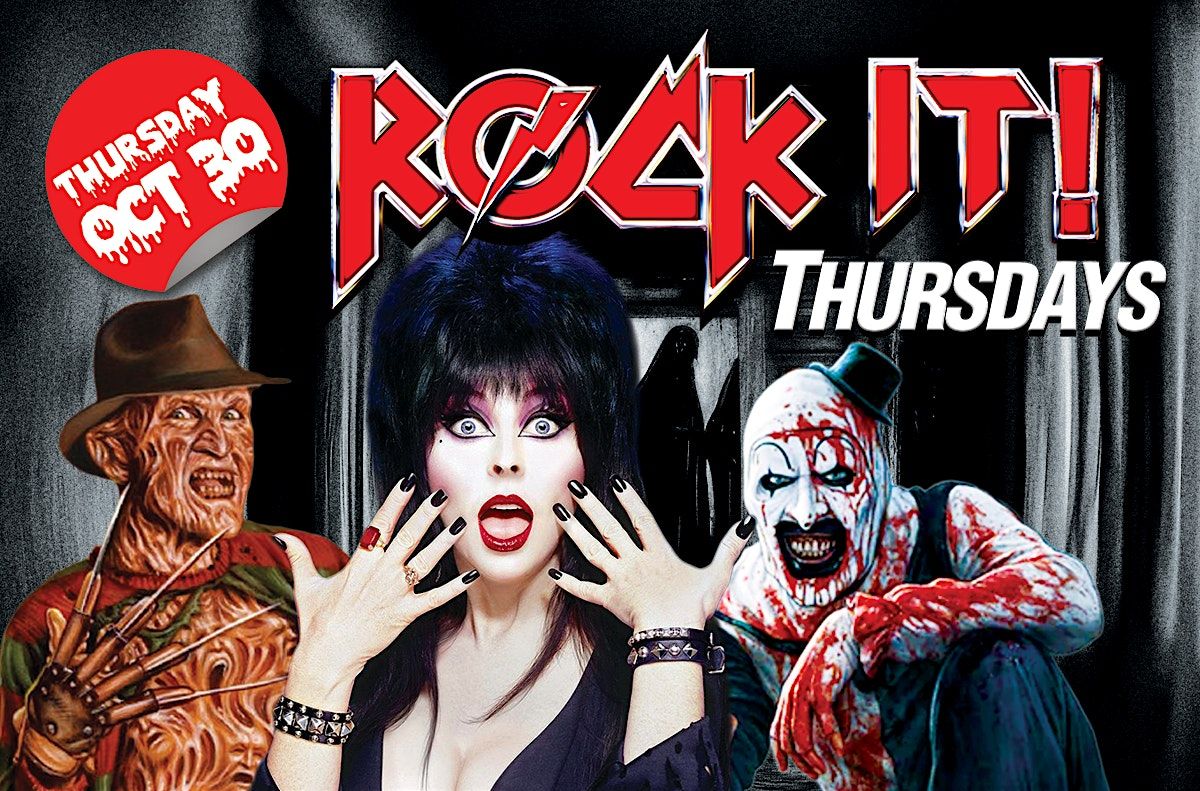 HALLOWEEN EVE OCT 30 COSTUME PARTY :  ROCK IT! Thursday at THE BASEMENT 18+