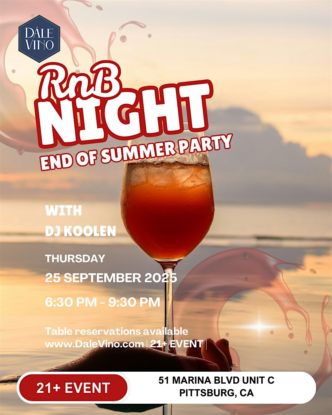 R&B Night - End of Summer Party
