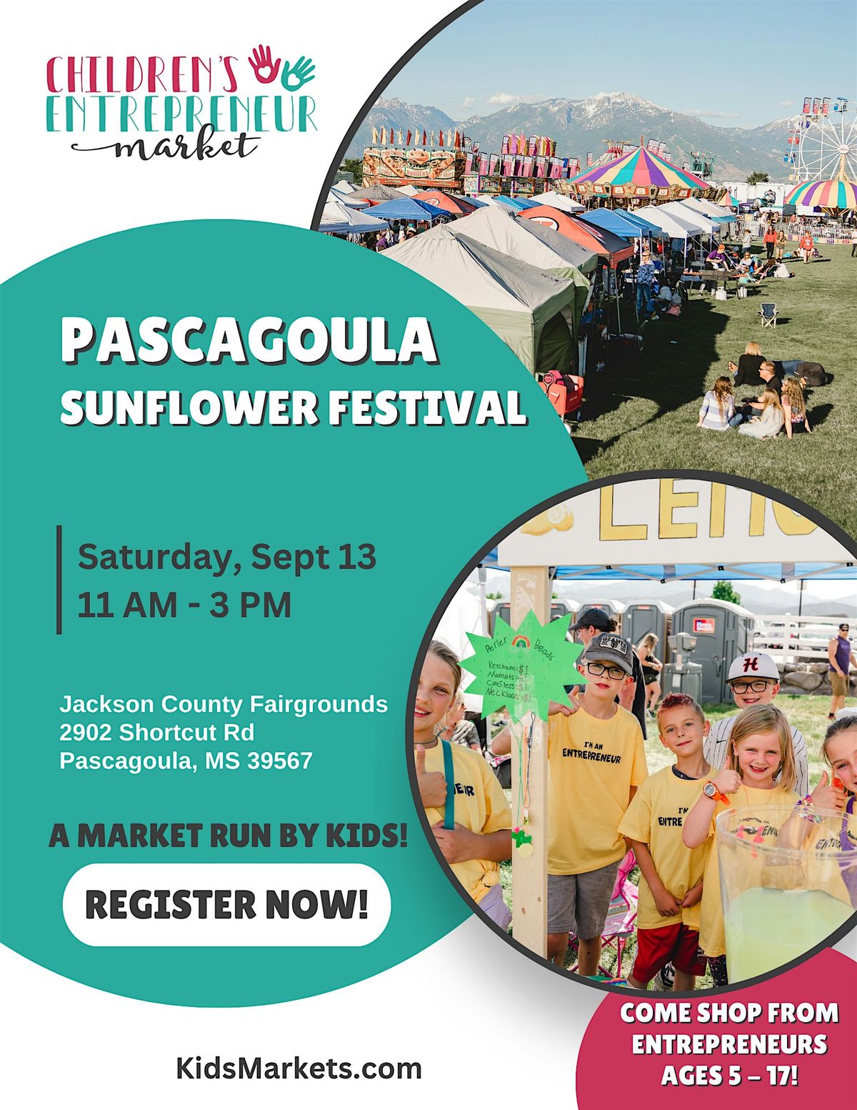 Children's Entrepreneur Market @ The Sunflower Festival!